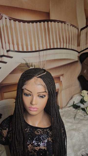 Braided wig mix