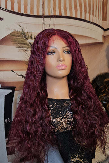 Loose waves top quality human hair wig