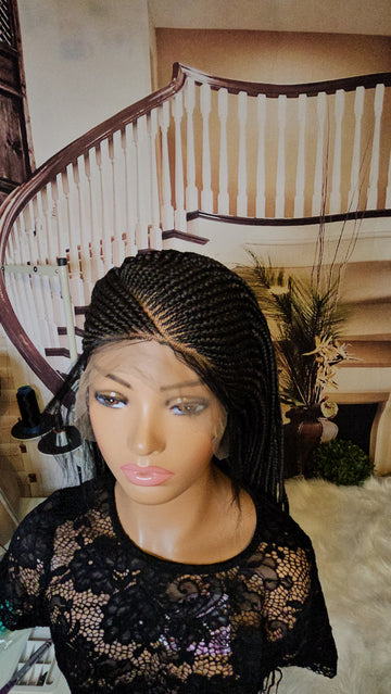 Braided wig frontal