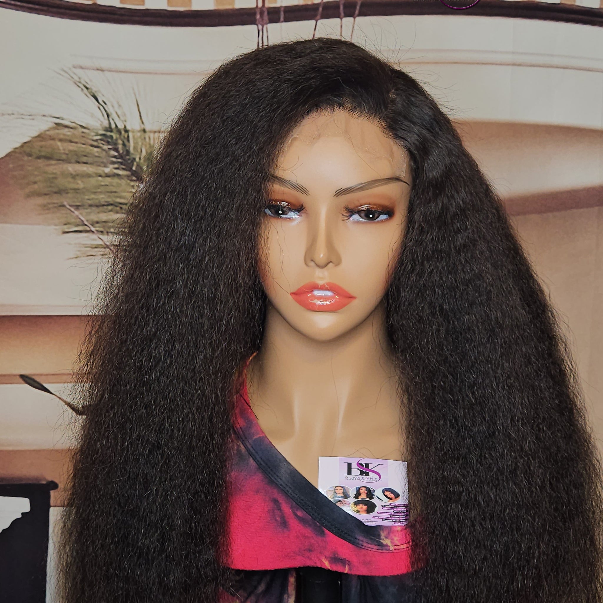 Kinky Straight Double Drawn Wig