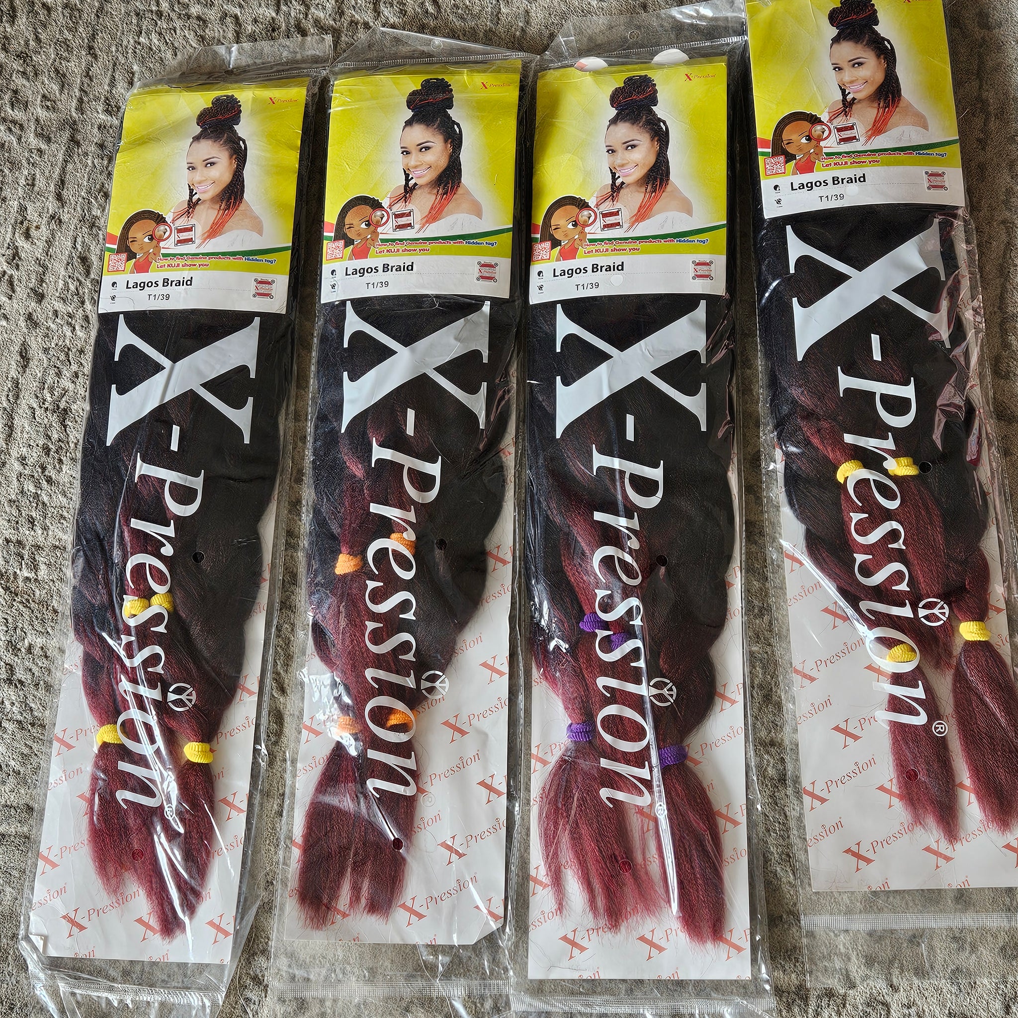 Lagos pre-stretched X-pressions for Braiding