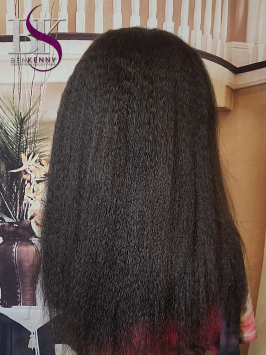 Kinky Straight Human Hair Wig