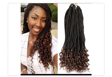 Goddess  Senegalese twist crochet hair