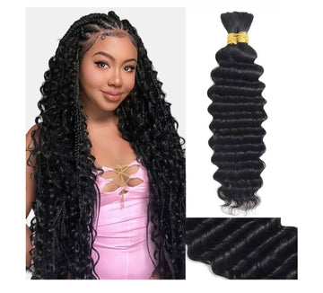 Human Braiding Hair   Top Grade Human Hair Braiding Hair No Weft Bulk Human Hair for Braiding Hair Extensions Natural