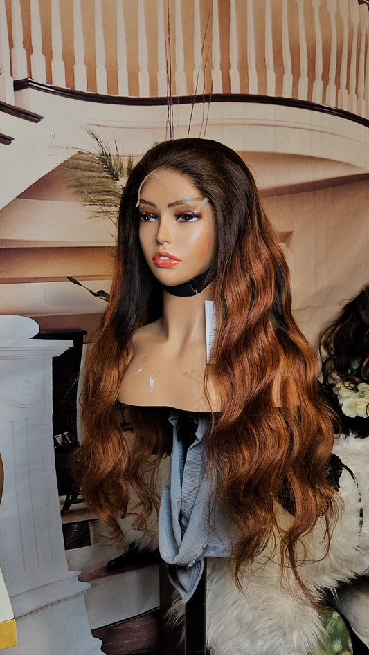 Top grade human hair wig black/30