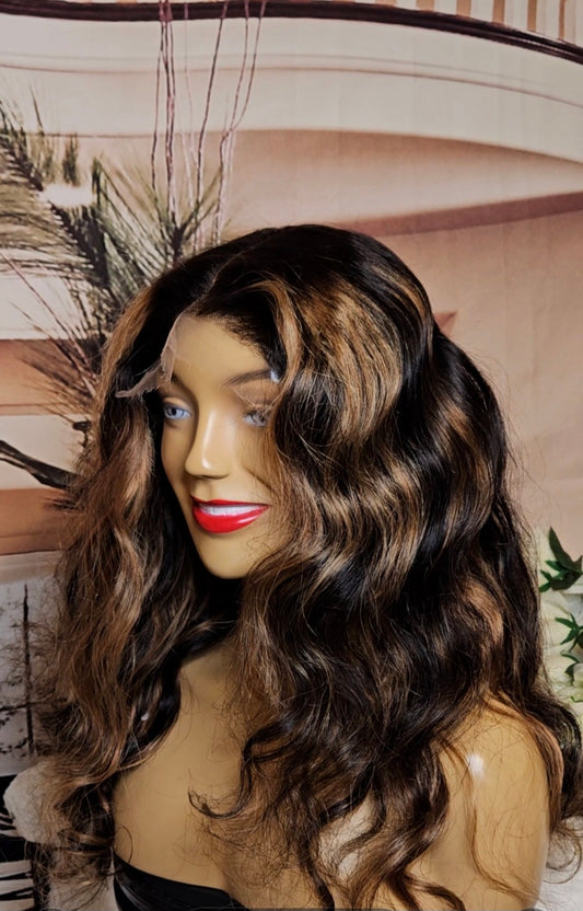 Waves human hair wig  1/27